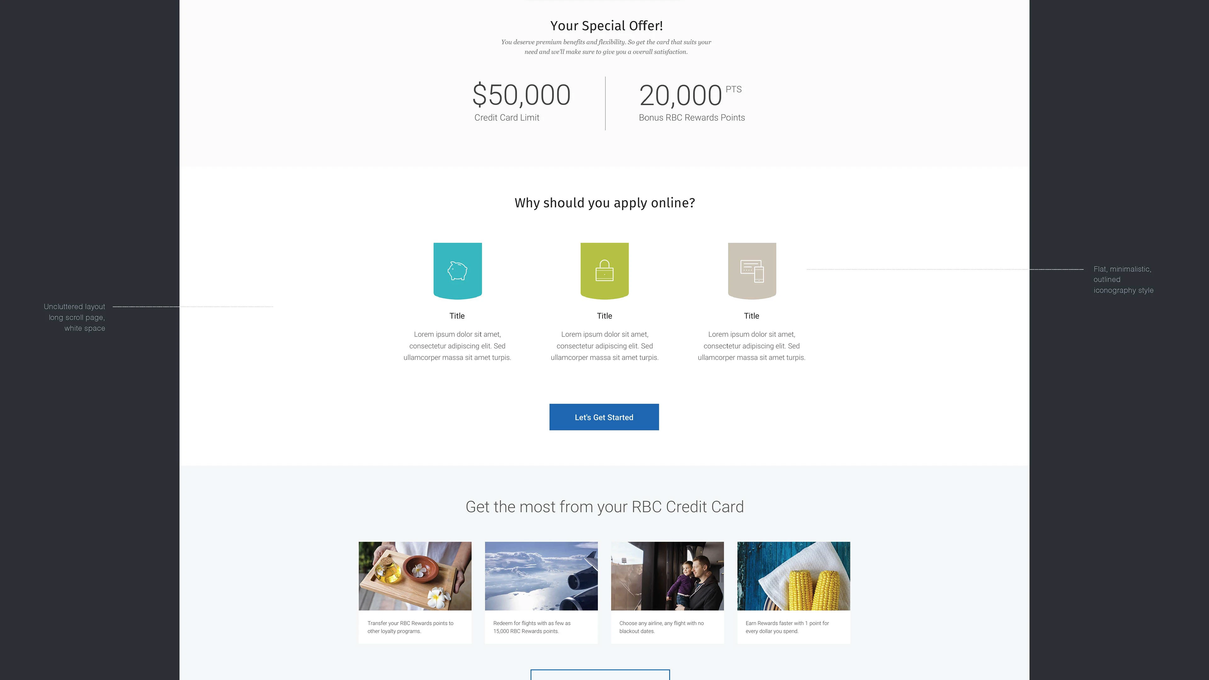 Royal Bank of Canada credit card design